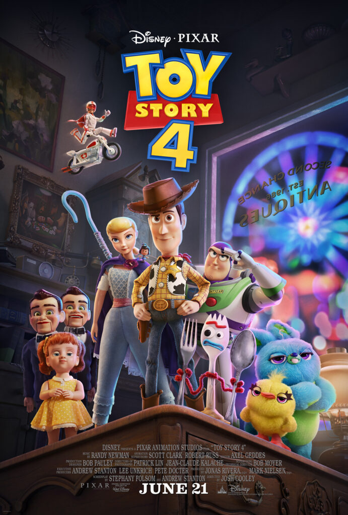 Toy story 4 cover- summer movies for kids