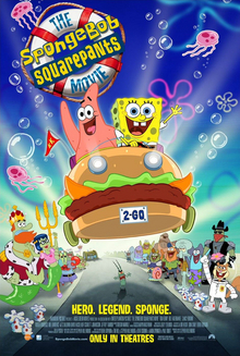 Spongebob Squarepants movie cover- summer movies for kids