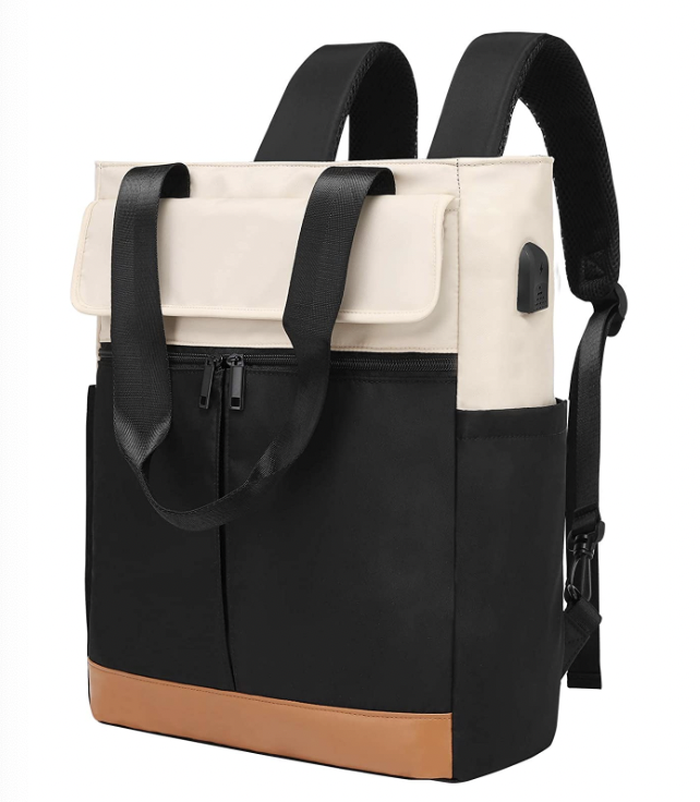 CYUREAY Women's Convertible Daypack Laptop Backpack- teacher bags
