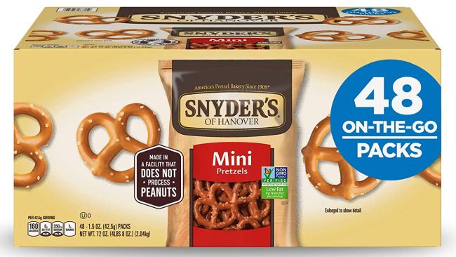 Nut-Free Snacks: Snyder's of Hanover Pretzels