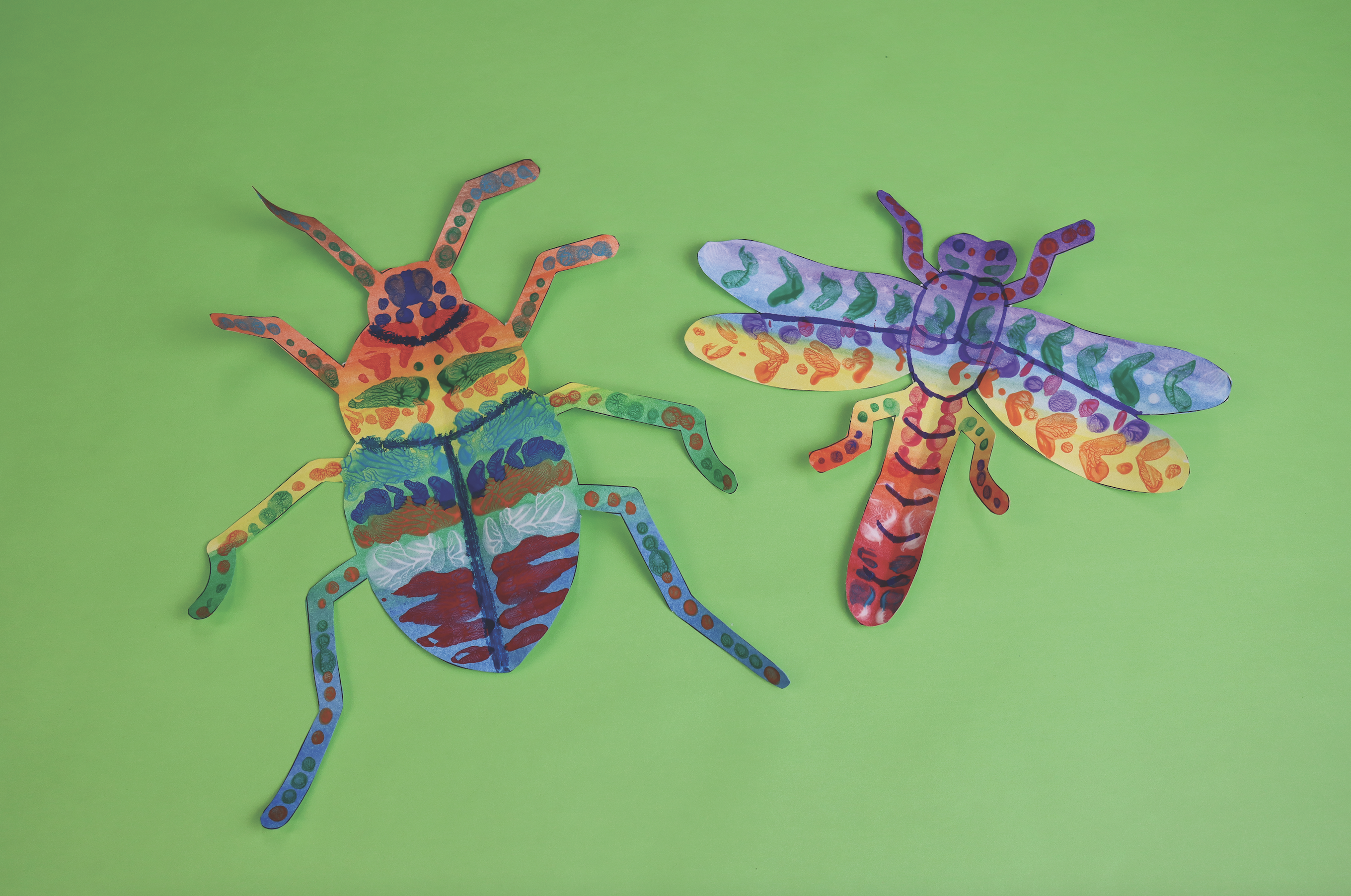 Insects art project from Prang