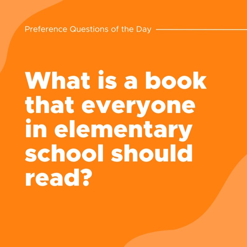 What is a book that everyone in elementary school should read?
