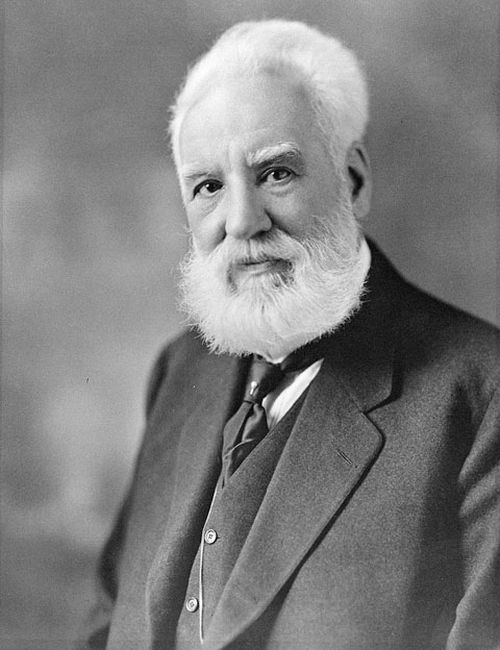 Famous Inventors: Alexander Graham Bell portrait