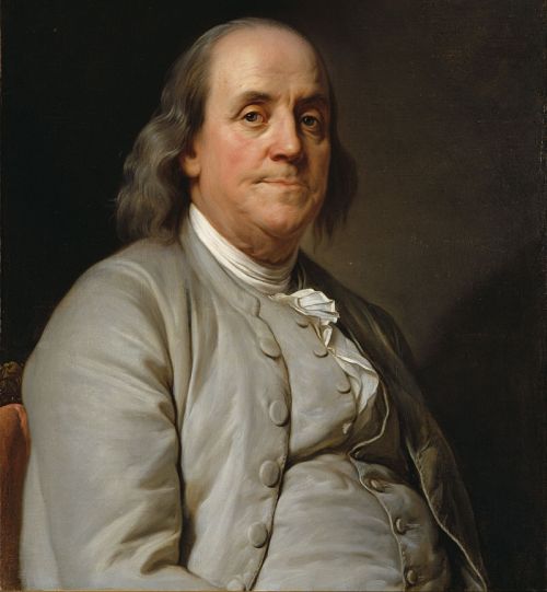 Famous Inventors: Benjamin Franklin portrait