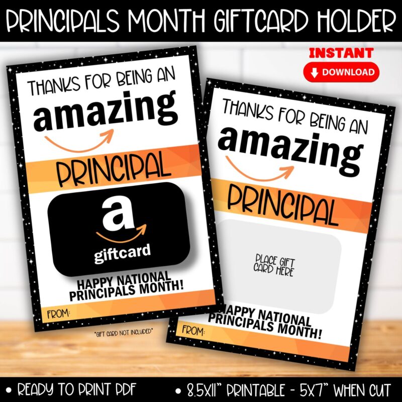 Principal giftcard holder