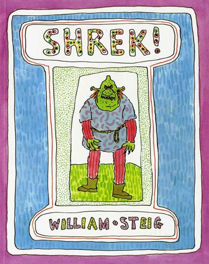 Book cover for William Steig's Shrek, as an example of '90s children's books