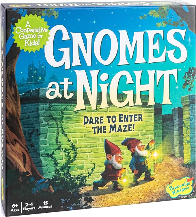 Gnomes at Night box as one of the best board games for kids