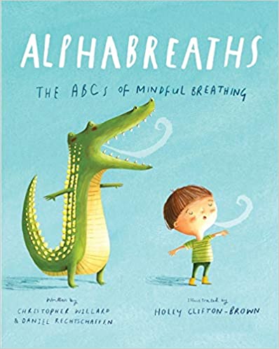 Book cover for Alphabreaths: The ABCs of Mindful Breathing as an example of alphabet books