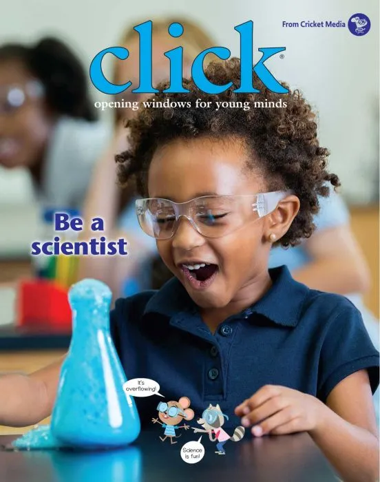 Sample issue of Click Magazine as an example of science magazines for kids