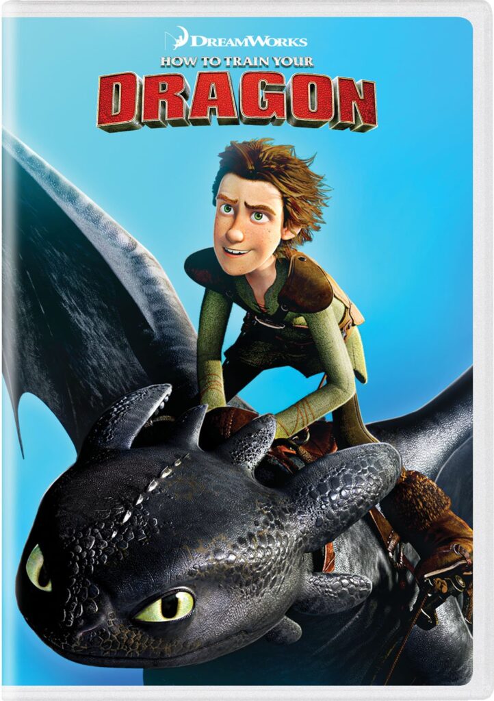 How to Train Your Dragon movie poster as an example of dragon movies for kids