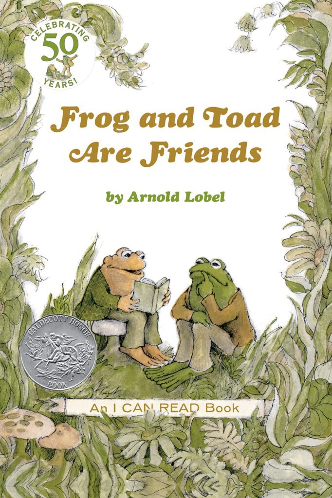 Frog and Toad Are Friends by Arnold Lobel, as an example of famous children's books