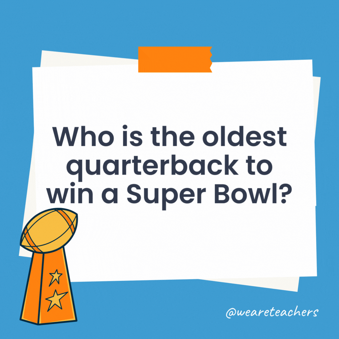 Who is the oldest quarterback to win a Super Bowl?

Tom Brady, who won Super Bowl LV at the age of 43.