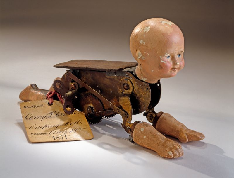 Creeping Baby Doll Patent Model