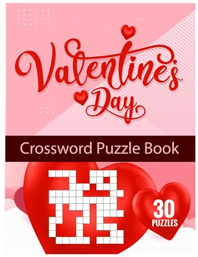 book of valentine crossword puzzles