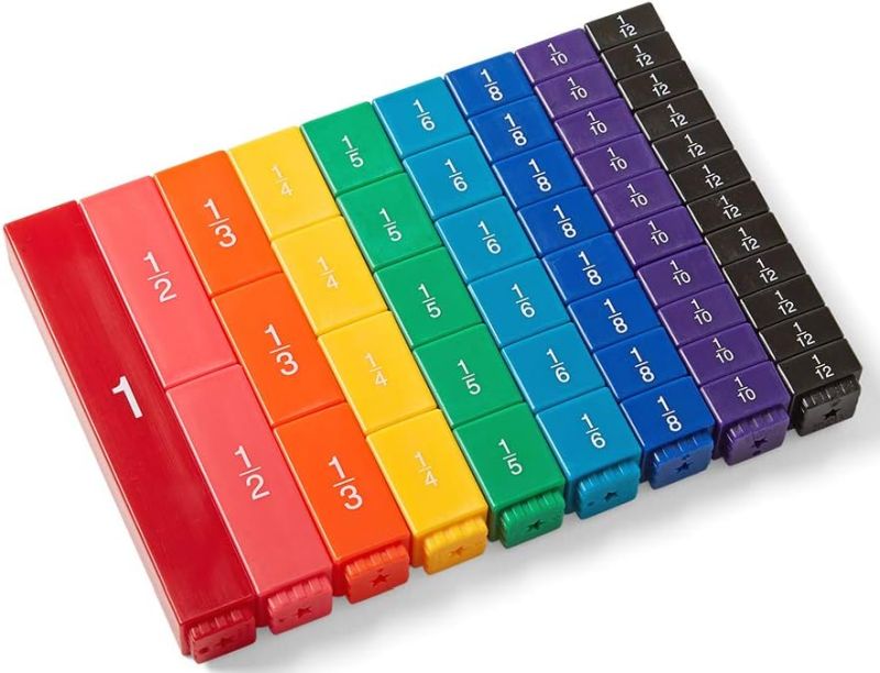 Colorful cubes in a variety of colors