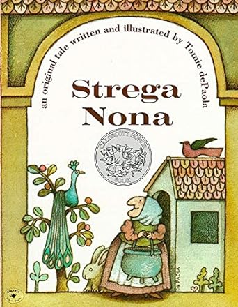 Book cover for Strega Nona as an example of banned children's books