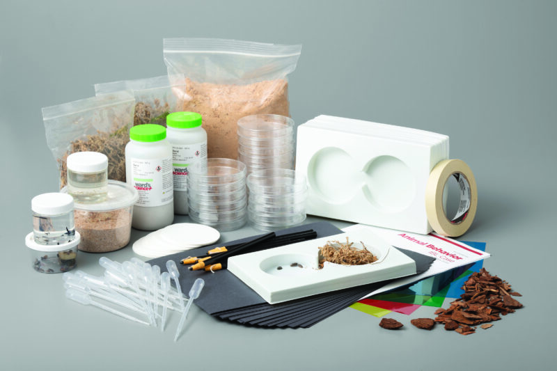 Materials included in Ward's Science Animal Behavior activity