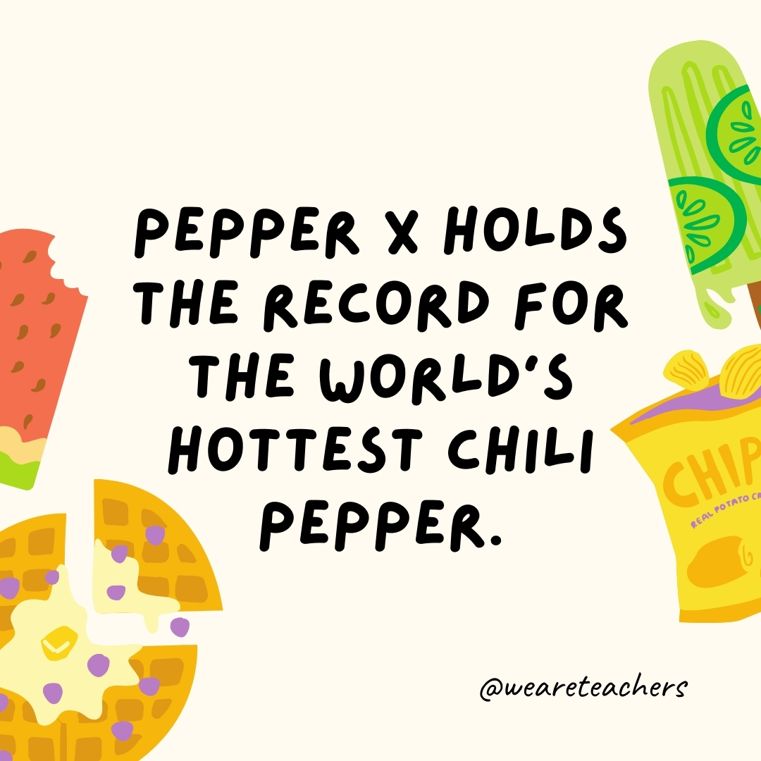 Pepper X holds the record for the world's hottest chili pepper. 
