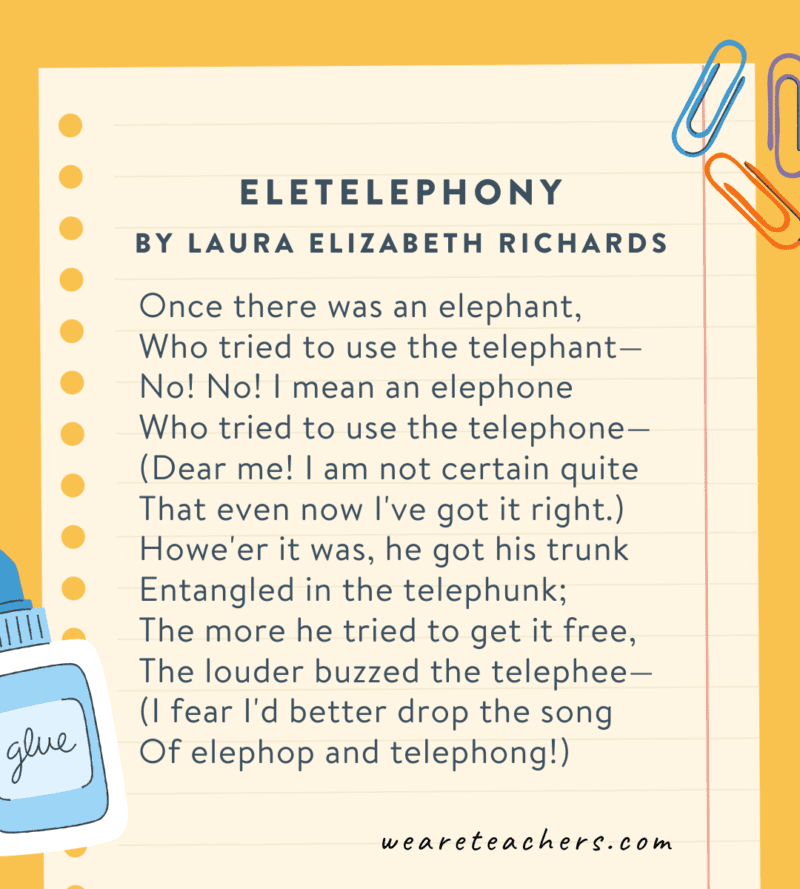 Eletelephony by Laura Elizabeth Richards