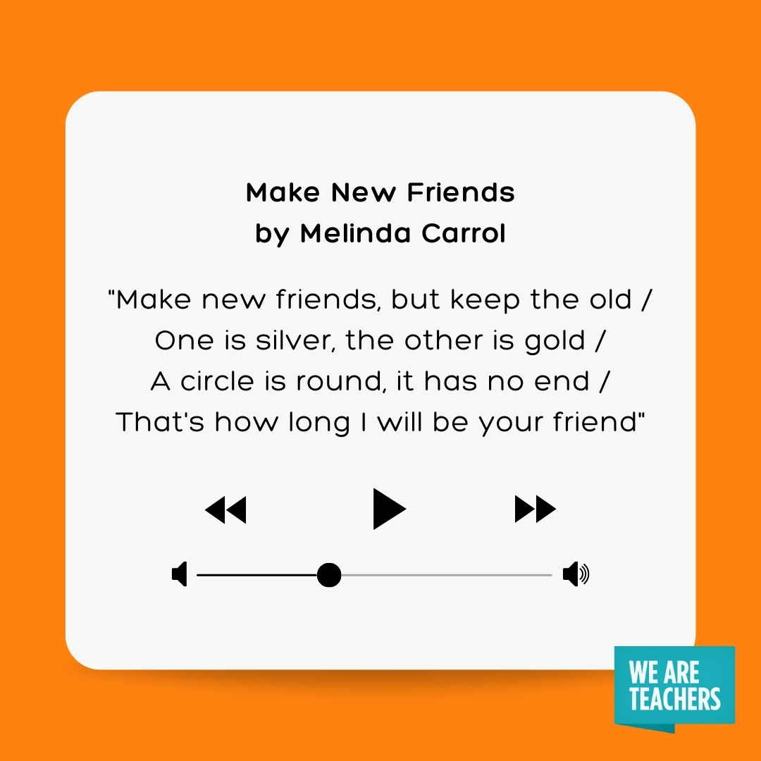 Make New Friends by Melinda Carrol 