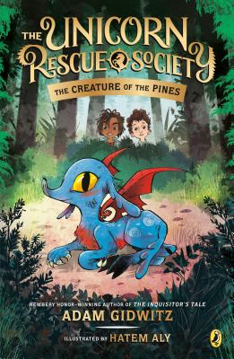 Book cover of Unicorn Rescue Society series by Adam Gidwitz, as an example of chapter books for third graders