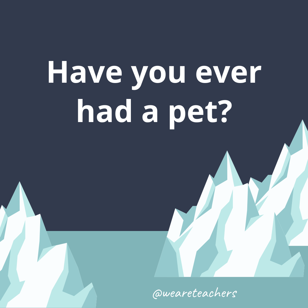Have you ever had a pet?