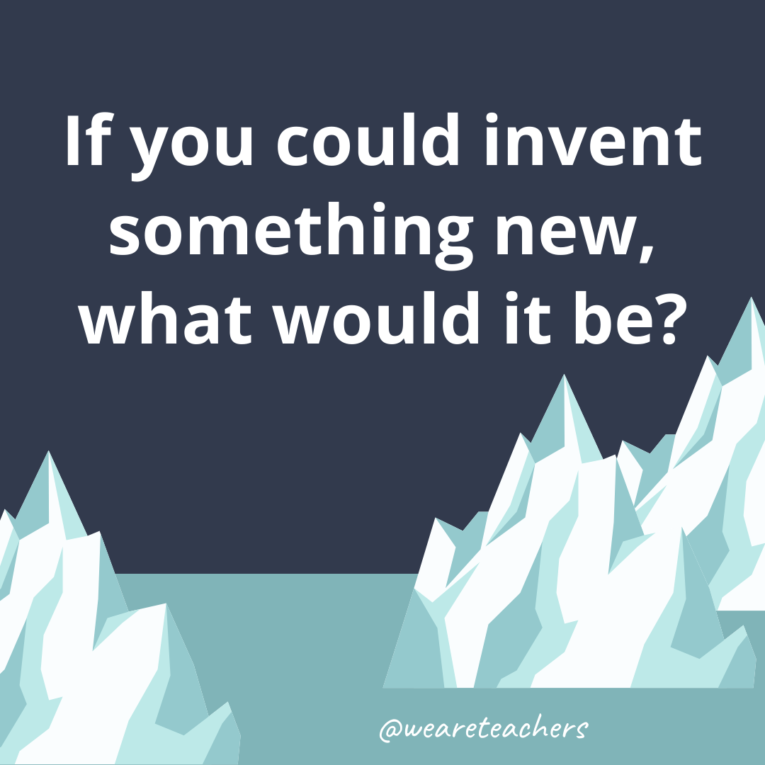 If you could invent something new, what would it be?
