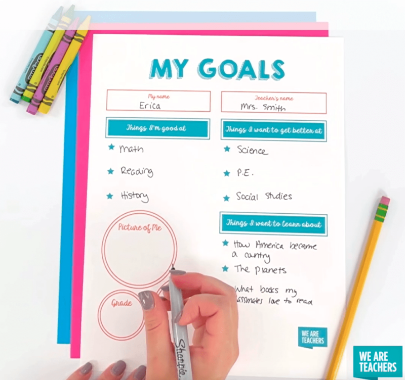 goal setting worksheet