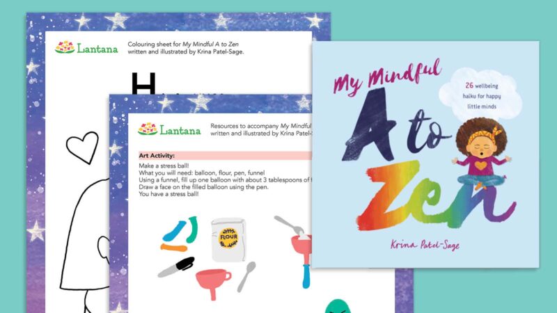 My Mindful A to Zen book and worksheets