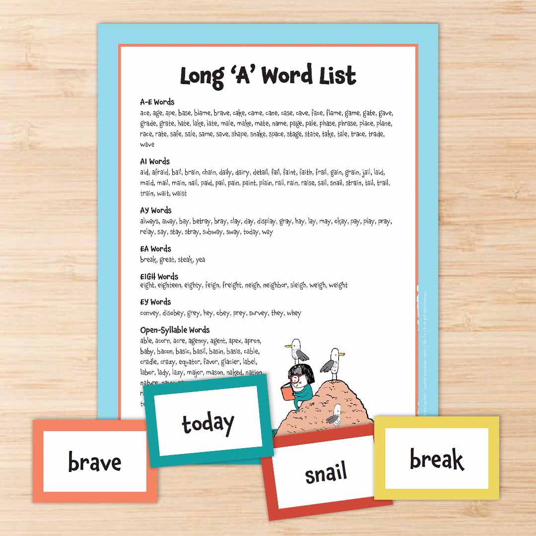 long a words printable