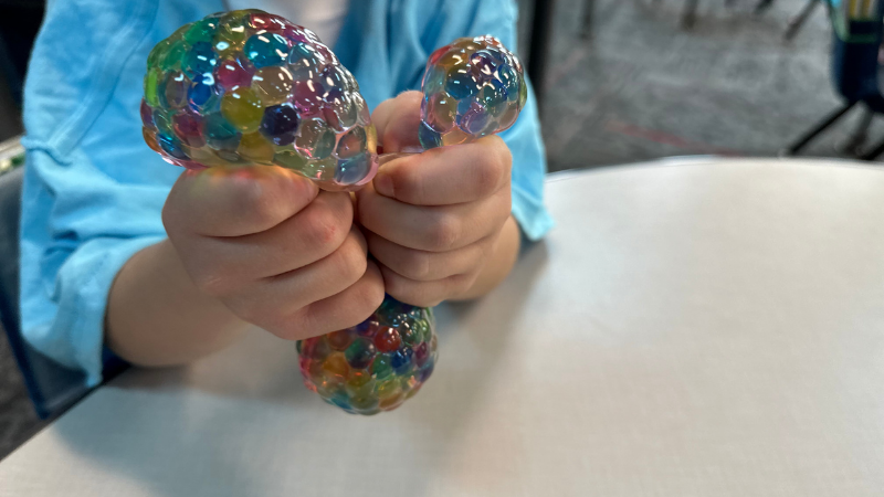 Make stress balls with Orbeez for social-emotional learning activities 