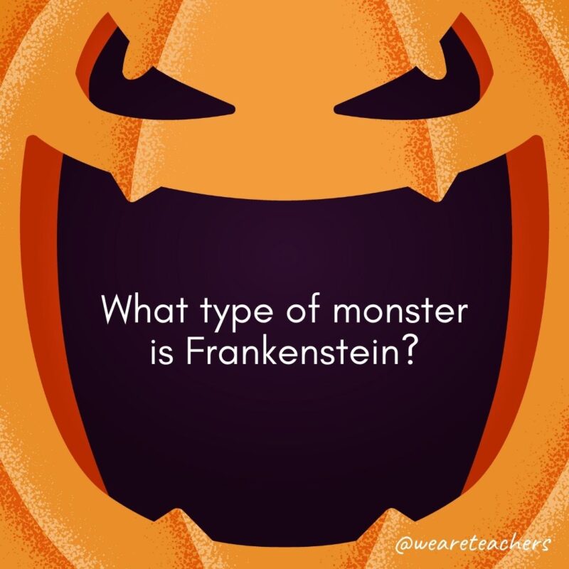 What type of monster is Frankenstein?