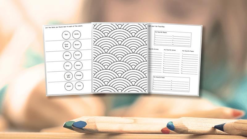 Mind-body exercises worksheets, as an example of trauma-informed teaching strategies