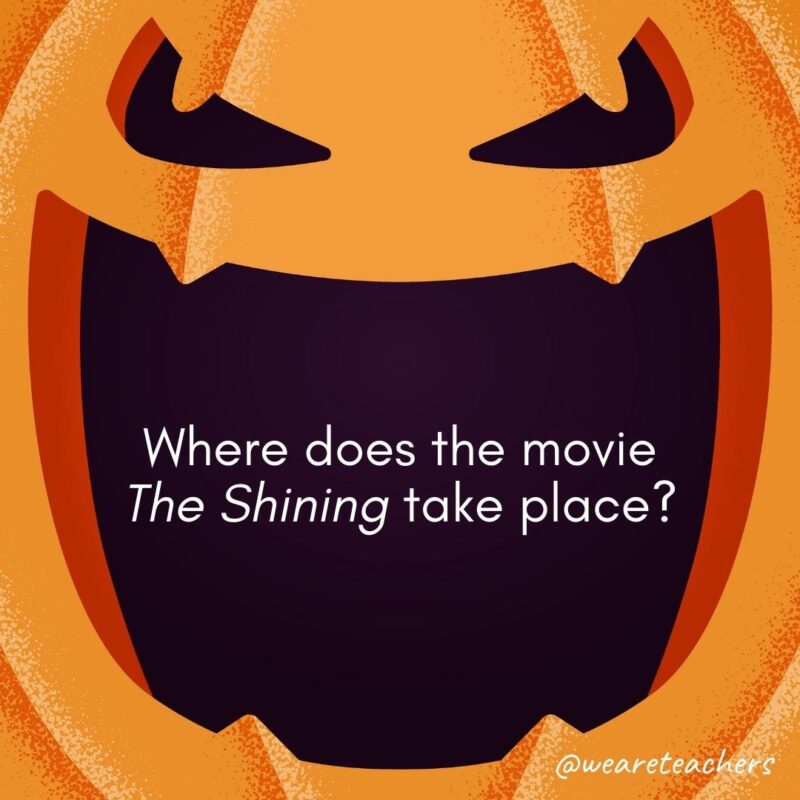 Where does the movie The Shining take place?