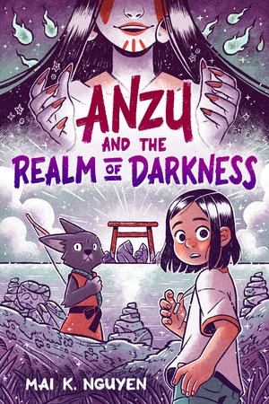 The cover of the graphic novel Anzu and the Realm of Darkness.