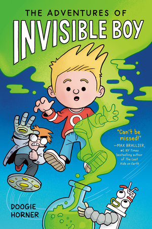 The cover of the graphic novel The Adventures of Invisible Boy.