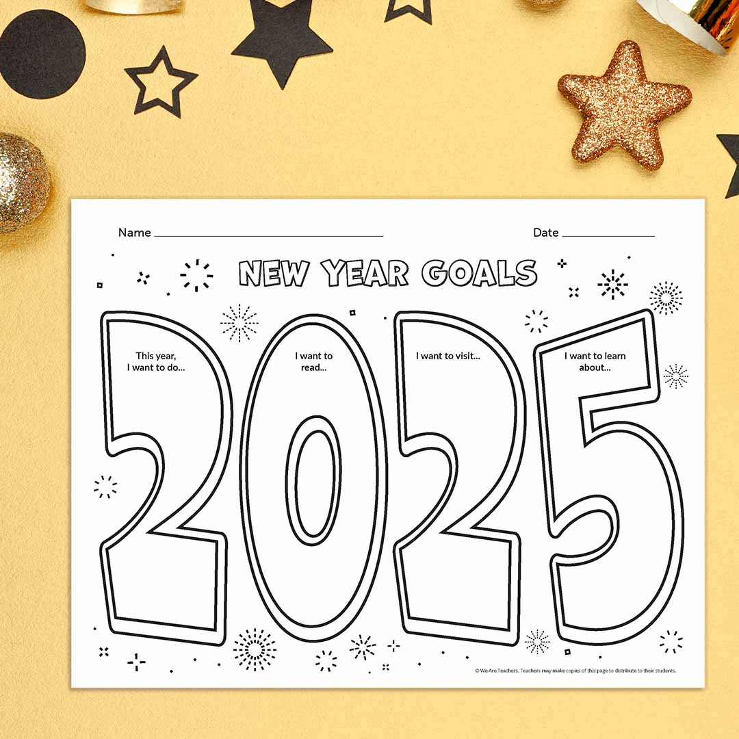 Save My 2025 New Year Goals Tracker