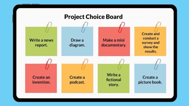 example of a choice board 