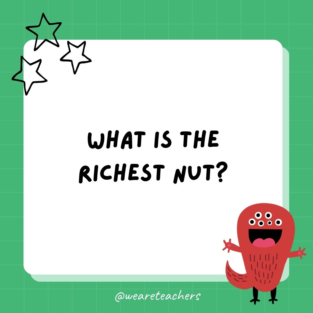 What is the richest nut? 
