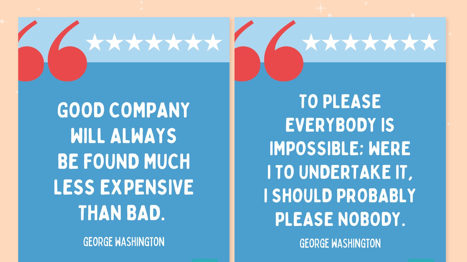 George Washington quotes