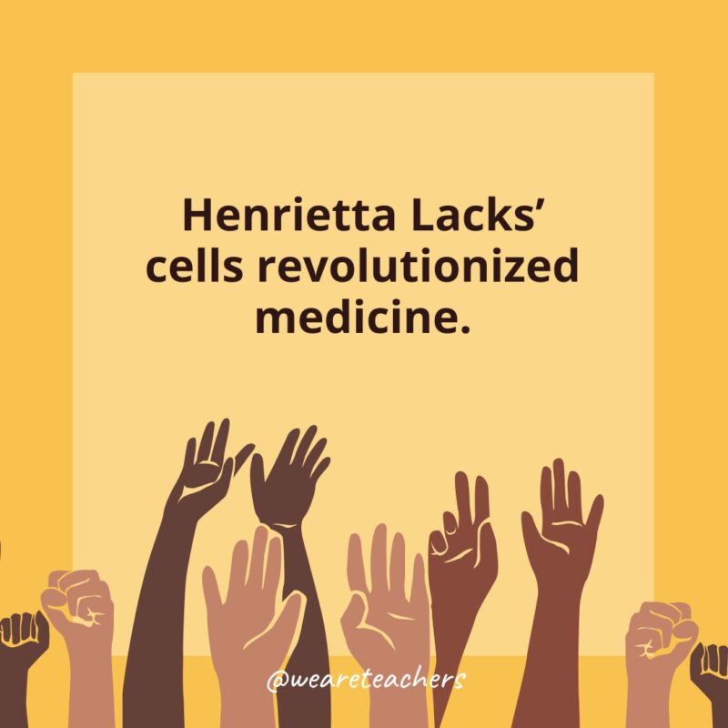 Henrietta Lacks’ cells revolutionized medicine.