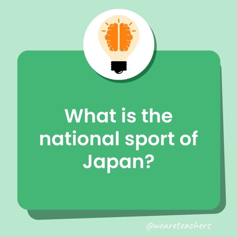 What is the national sport of Japan?