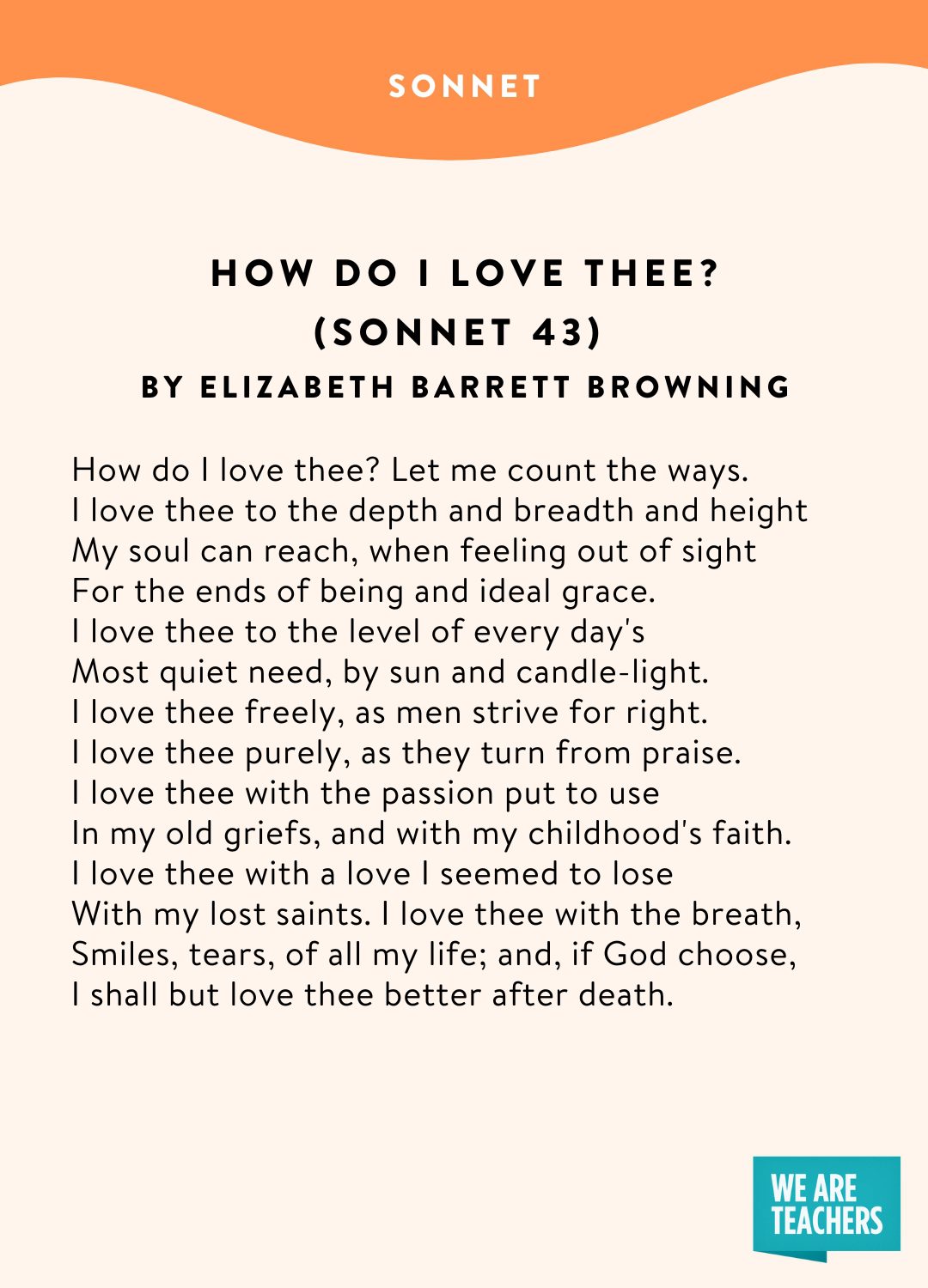 Poem Examples: Sonnet