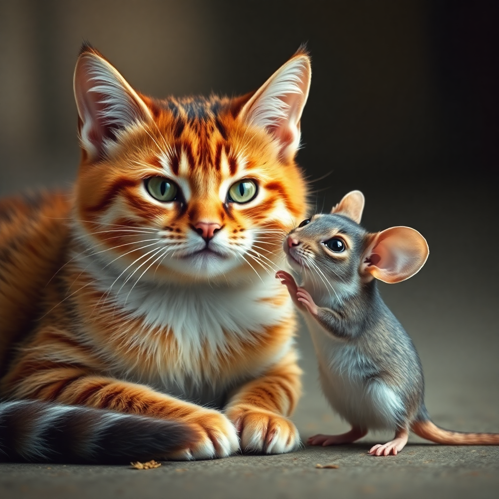 cat and mouse as friends