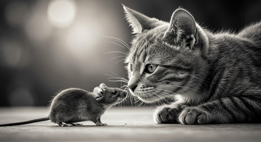 cat and mouse as friends